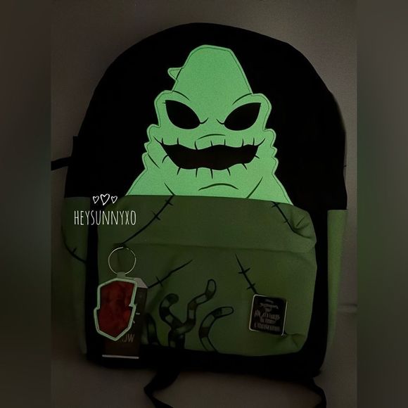 The Nightmare Before Christmas Oogie Boogie Glow-In-The-Dark Backpack - Picture 2 of 7
